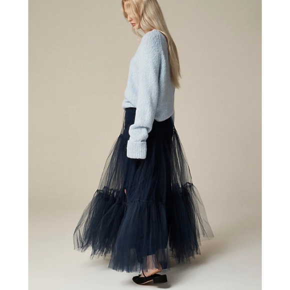 J.Crew Collection tiered tulle maxi skirt - Picture 2 of 12
